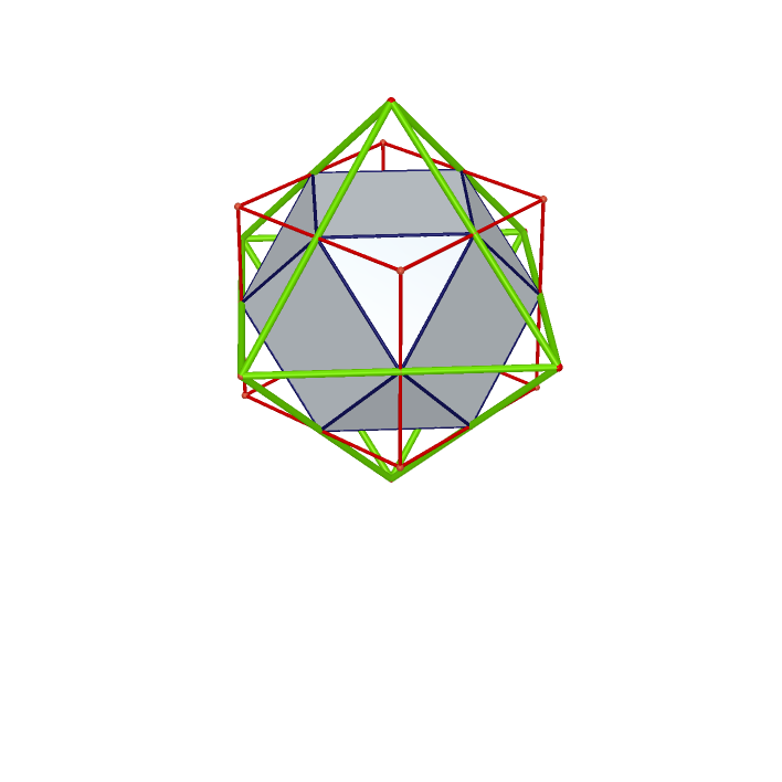 Intersection of Cube and Octahedron is Cuboctahedron